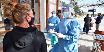 Este jueves se baaron los contagios (APN)