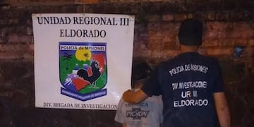 Capturan a un prófugo acusado de intento de femicidio en Eldorado.