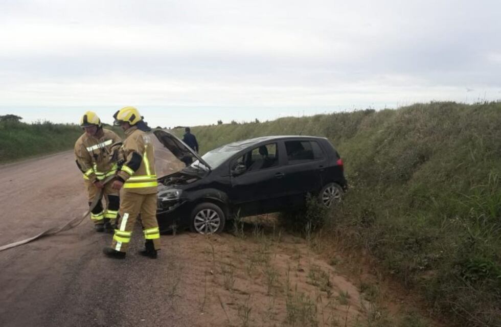 Inriville: vuelco en solitario en camino rural