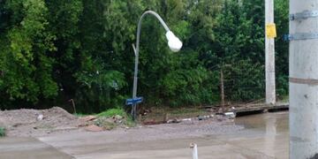 Postes caídos en Córdoba\u002E