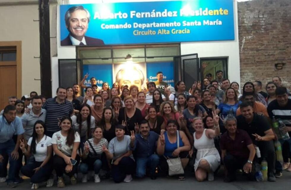Otro más: inauguraron un nuevo bunker de campaña de Alberto Fernández en Alta Gracia