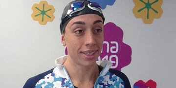 Julia Sebastián, nadadora santafesina en los Juegos Panamericanos de Lima 2019\u002E (Deporte Argentino)