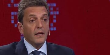 Sergio Massa en A24\u002E Crédito: captura\u002E