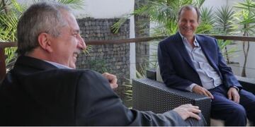 El gobernador Hugo Passalacqua y el reelecto mandatario de Entre Ríos Gustavo