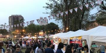 Patio gastronómico en Corrientes