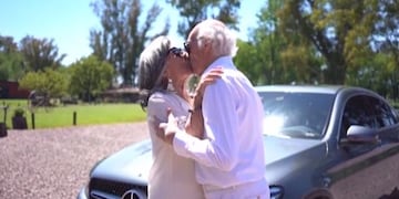 El video de Carlos Bianchi y su esposa Margarita (Foto: captura video)