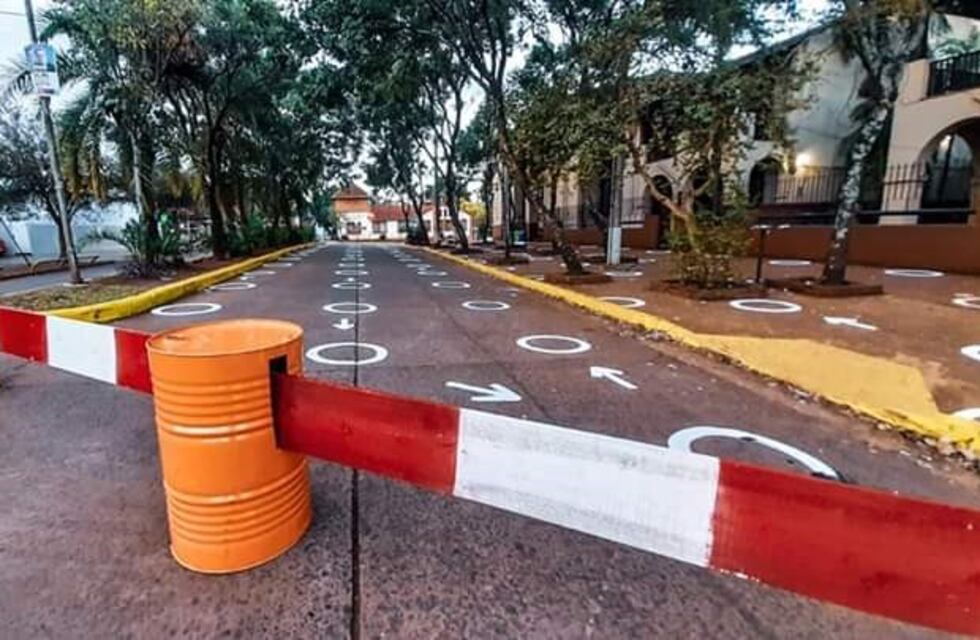 Amplían la zona de espera y de distancia sanitaria en los bancos de Eldorado