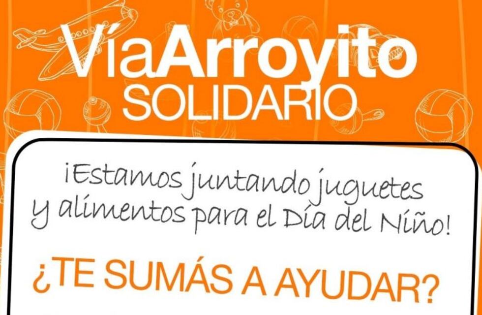 Infancia Segura y Via Arroyito se unen para regalarle un juguete a los niños