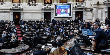 La Cámara de Diputados vuelve a sesionar este miércoles con temas espinosos para el Gobierno (Foto: HCDN)