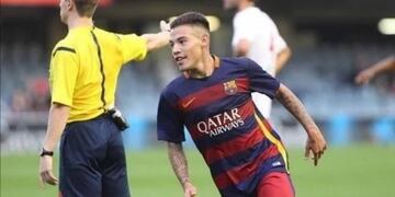 Maxi Rolón estuvo en el Barcelona entre 2010 y 2016