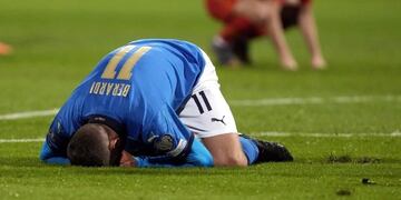 Italia se quedó afuera del Mundial de Qatar 2022. (AP)