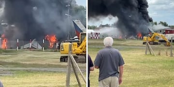 Un avión privado con pasajeros que venía de Punta del Este se estrelló en el aeropuerto de San Fernando