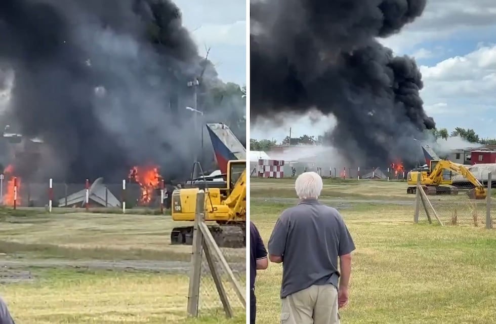 Un avión privado que venía de Punta del Este se estrelló cerca del aeropuerto de San Fernando: dos muertos