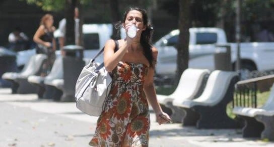 Calor extremo en el Litoral. Foto web.