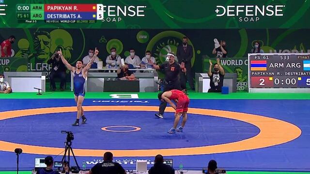 Agustín Destribats, obtuvo medalla de bronce en el Mundial de Lucha en Serbia. (Foto: Facebook / Municipalidad de Bialet Massé Oficial).