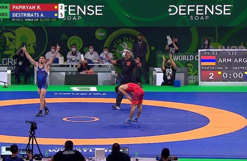 Agustín Destribats, el deportista de Bialet Massé que obtuvo medalla de bronce en el Mundial de Lucha