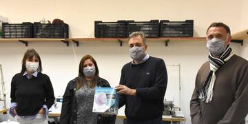 Luis Castellano visitó la cooperativa Oreja de Negra