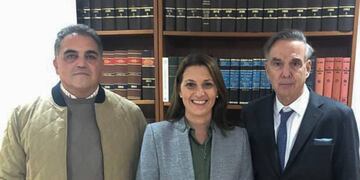 Betina Florito junto a Miguel Ángel Pichetto