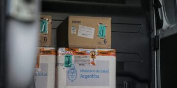 En Tandil recibieron 450 dosis de la vacuna Sputnik V.