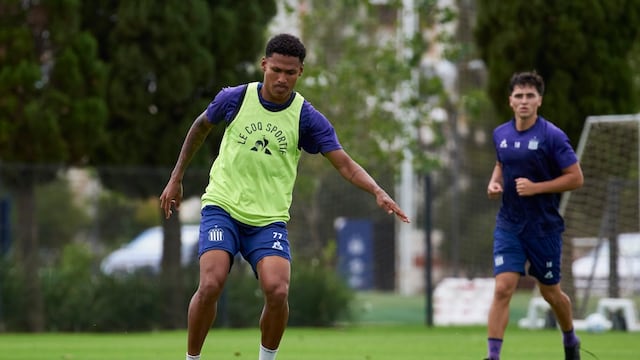 El brasileño Rick Morais, uno de los delanteros titulares de Talleres ante Vélez.