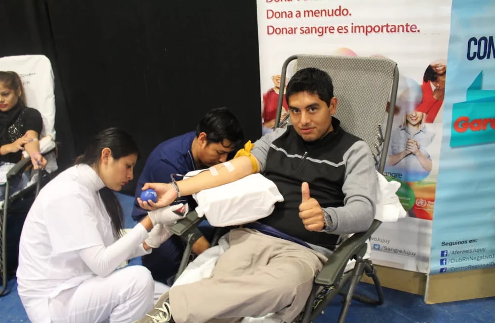 Treinta donaciones de sangre por día posibilitaron casi 11.000 transfusiones en Jujuy este año