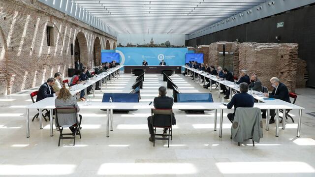 El presidente Alberto Fernández encabezó una reunión de Gabinete.