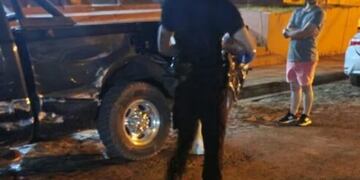 Accidente vial en Oberá: un saldo de daños materiales y sin heridos.