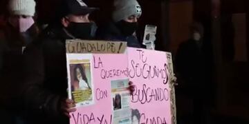 El papá de Guadalupe caminó desde su vivienda hasta la casa de donde fue secuestrada su hija.