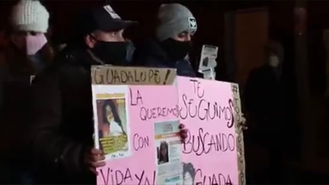 El papá de Guadalupe caminó desde su vivienda hasta la casa de donde fue secuestrada su hija.