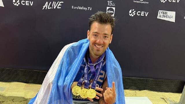 Bautista Amieva, tres veces campeón en el Pro Tour, junto al otro tunuyanino Leo Aveiro.