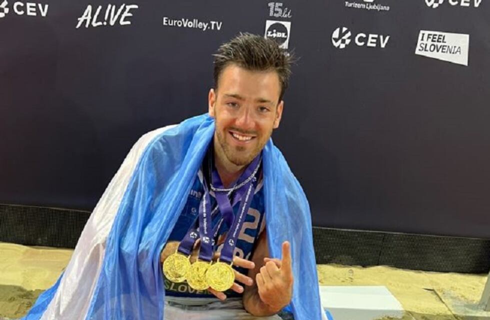 Bautista Amieva, el tunuyanino que levanta bandera en el Mundo por Argentina y por su padre Carlos