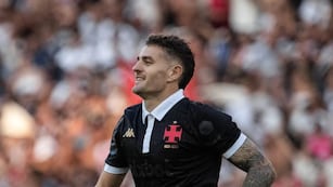 Pablo Vegetti, con doblete para el Vasco da Gama en Brasil.