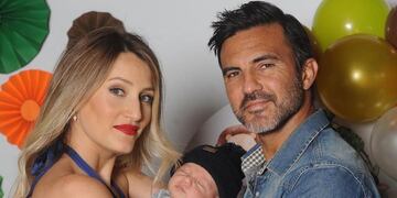 Mica Viciconte, Fabián y Luca Cubero.