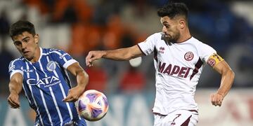Godoy Cruz y Lanús y lluvia de goles en Mendoza por la Liga profesional de Fútbol.