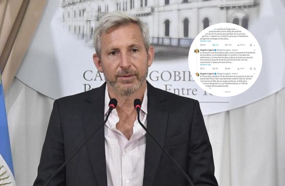 Rogelio Frigerio apoya el Pacto de Mayo: “Presidente, cuente conmigo para lograr ese objetivo”