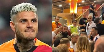 Icardi en medio de una polémica