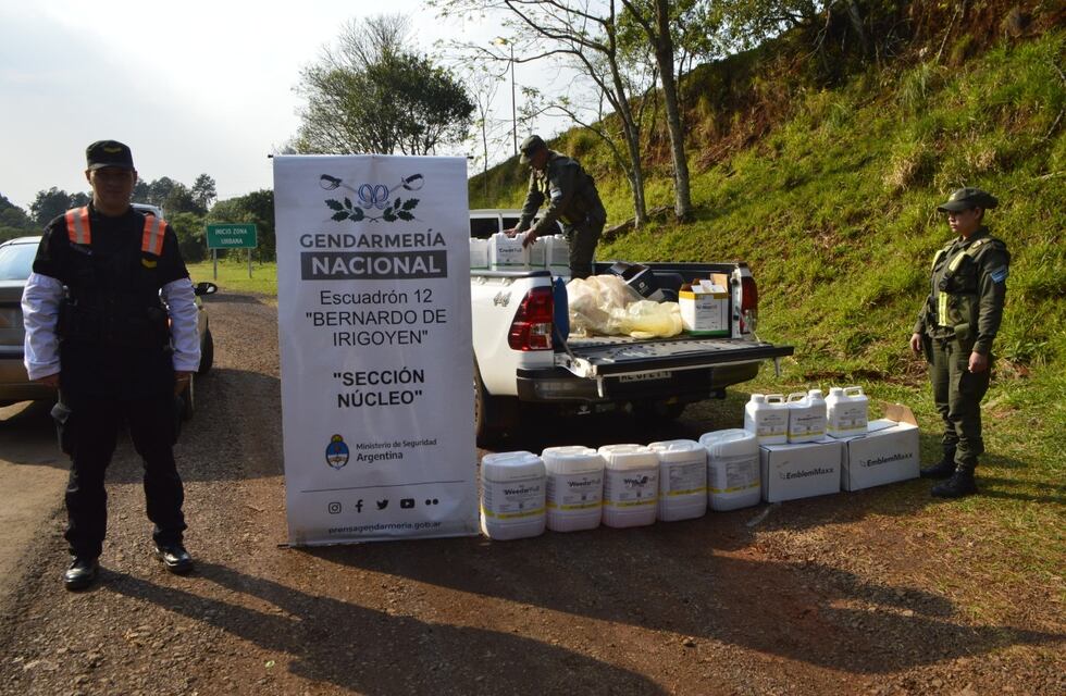 Incautan agroquímicos ilegales en Bernardo de Irigoyen