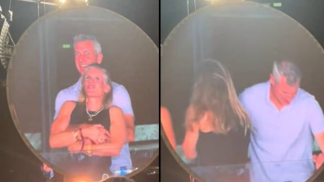 El empresario que fue descubierto con su amante en el recital de Coldplay rompió el silencio