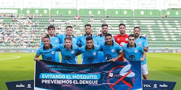 El 11 de Belgrano en su visita a Banfield.