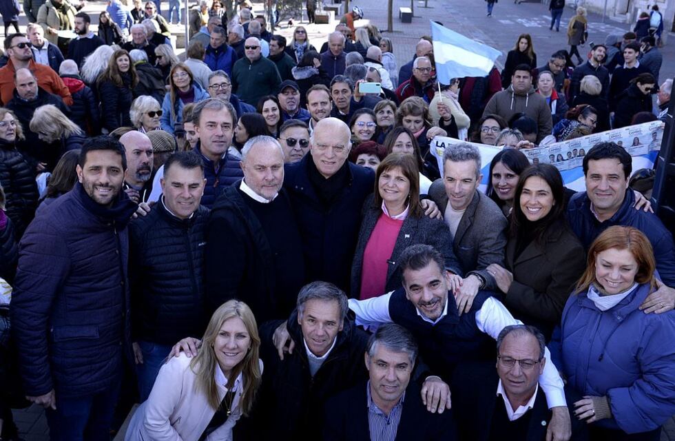Patricia Bullrich visitó Olavarría y Tandil junto a Néstor Grindetti