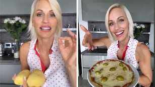 Cómo hacer la receta de pizza de papa de Ingrid Grudke