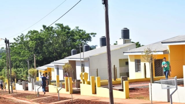 Entregaron viviendas del Iprodha en la localidad de Campo Grande.
