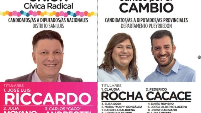 Boleta UCR - Juntos por el Cambio