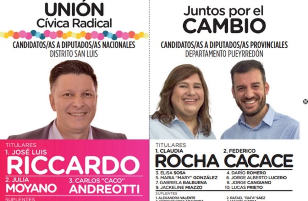 Elecciones Generales: Juntos por el Cambio tuvo que cambiar los colores de su boleta