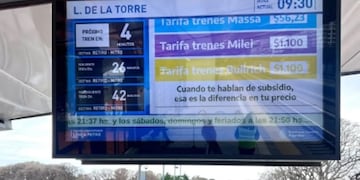 La "campaña del miedo" en los trenes