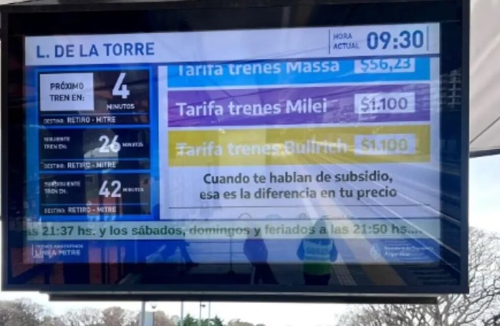 Polémica por la “campaña del miedo” en los trenes: Bullrich acusó a Massa de estar usando plata de los argentinos
