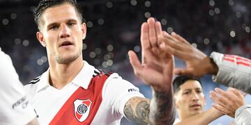 Zuculini se fue expulsado ante Barracas Central.