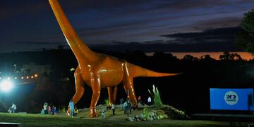 Así fue la inauguración de la escultura más grande de la ciudad de Tandil