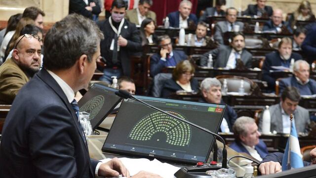 Sergio Massa durante la última sesión en la Cámara de Diputados. Foto: HCDN.