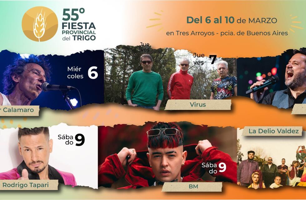 La Fiesta Provincial del Trigo ya se vive en Tres Arroyos